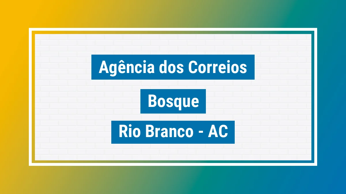 Imagem ilustrativa correios Bosque Rio Branco AC