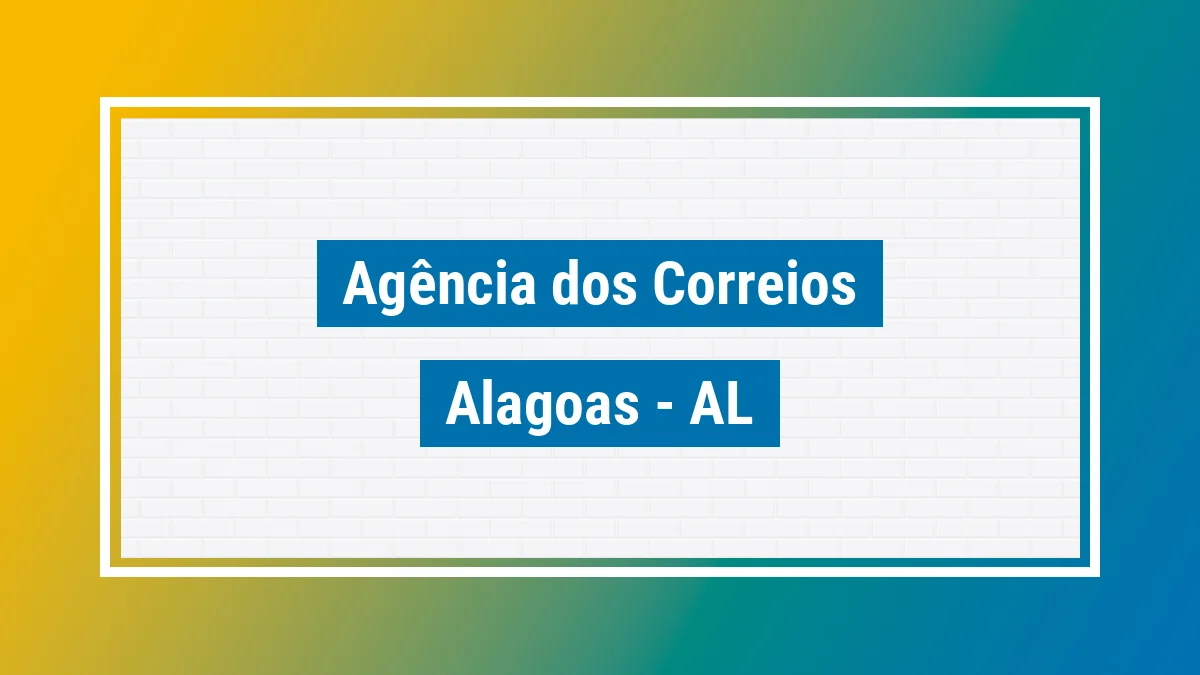 Imagem ilustrativa correios Alagoas AL