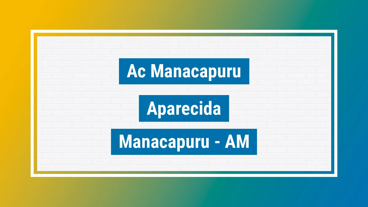 Unidade de agência dos Correios Ac Manacapuru Aparecida Manacapuru AM