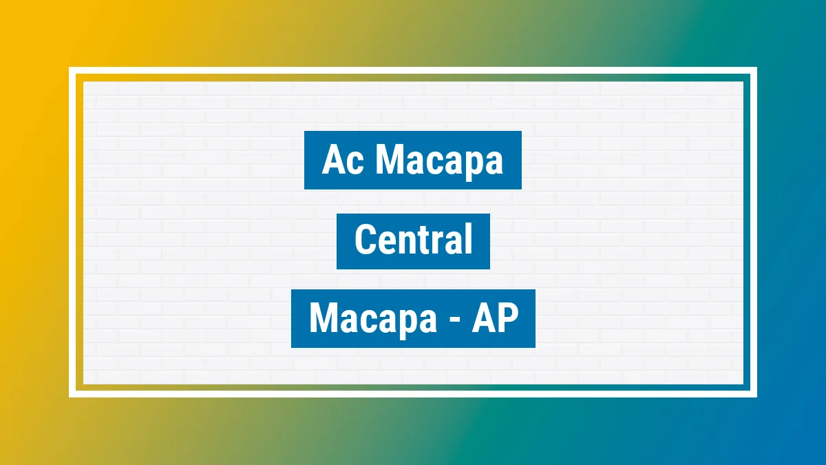 Unidade de agência dos Correios Ac Macapa Central Macapá AP