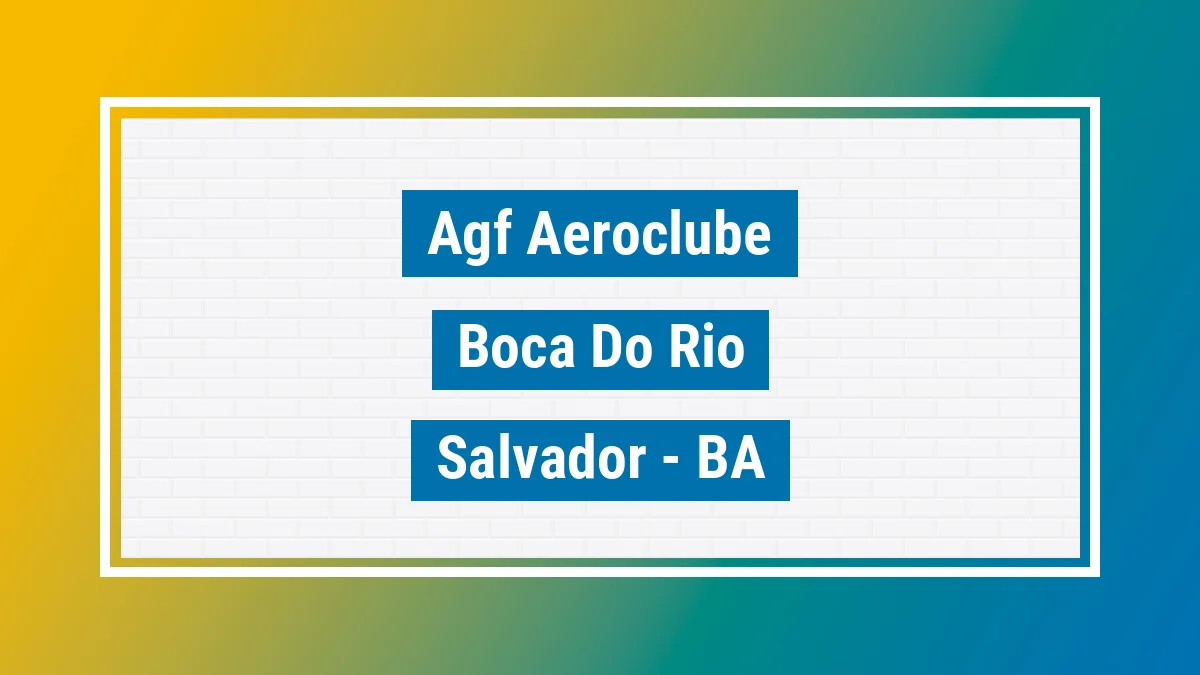 Unidade de agência dos Correios Agf Aeroclube Boca do Rio Salvador BA