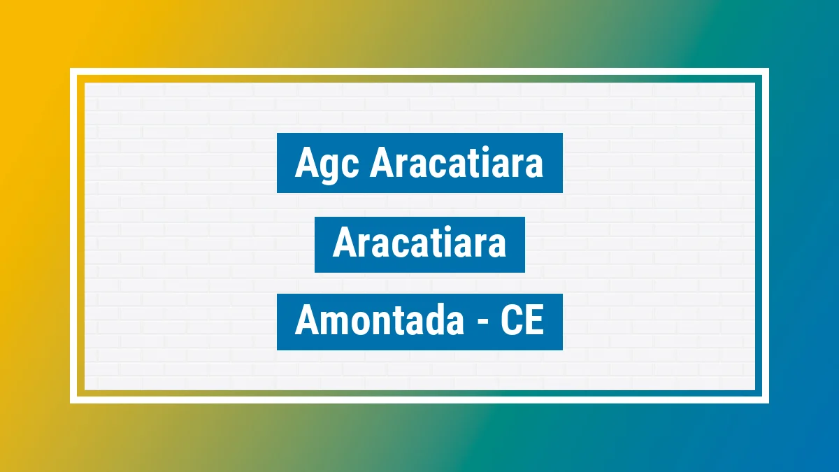 Unidade de agência dos Correios Agc Aracatiara Aracatiara Amontada CE