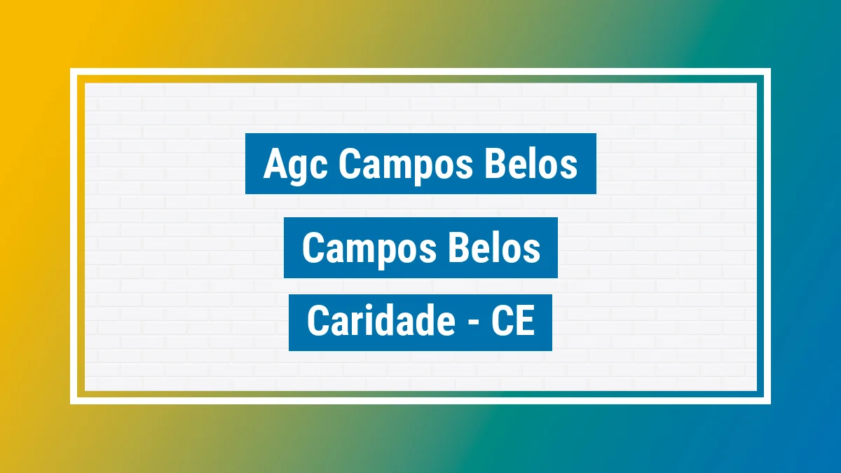 Unidade de agência dos Correios Agc Campos Belos Campos Belos Caridade CE