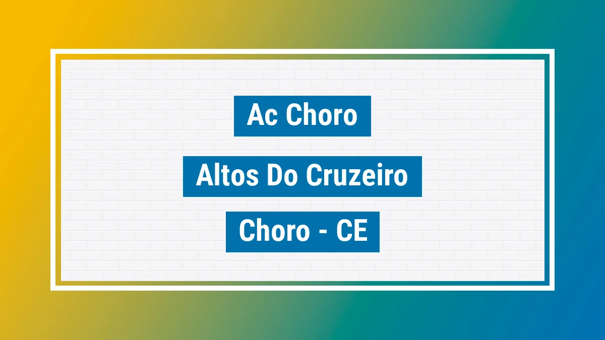 Unidade de agência dos Correios Ac Choro Altos do Cruzeiro Choró CE
