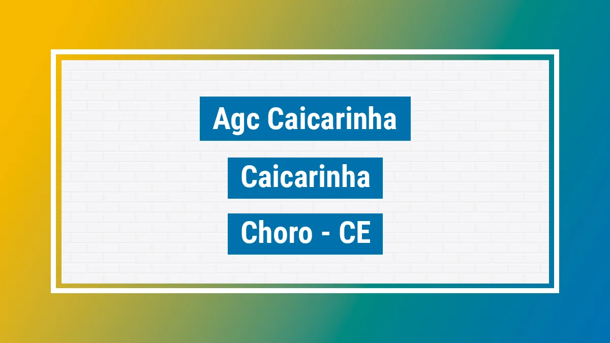 Unidade de agência dos Correios Agc Caicarinha Caiçarinha Choró CE