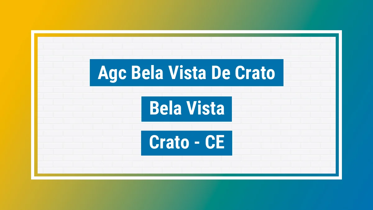 Unidade de agência dos Correios Agc Bela Vista de Crato Bela Vista Crato CE