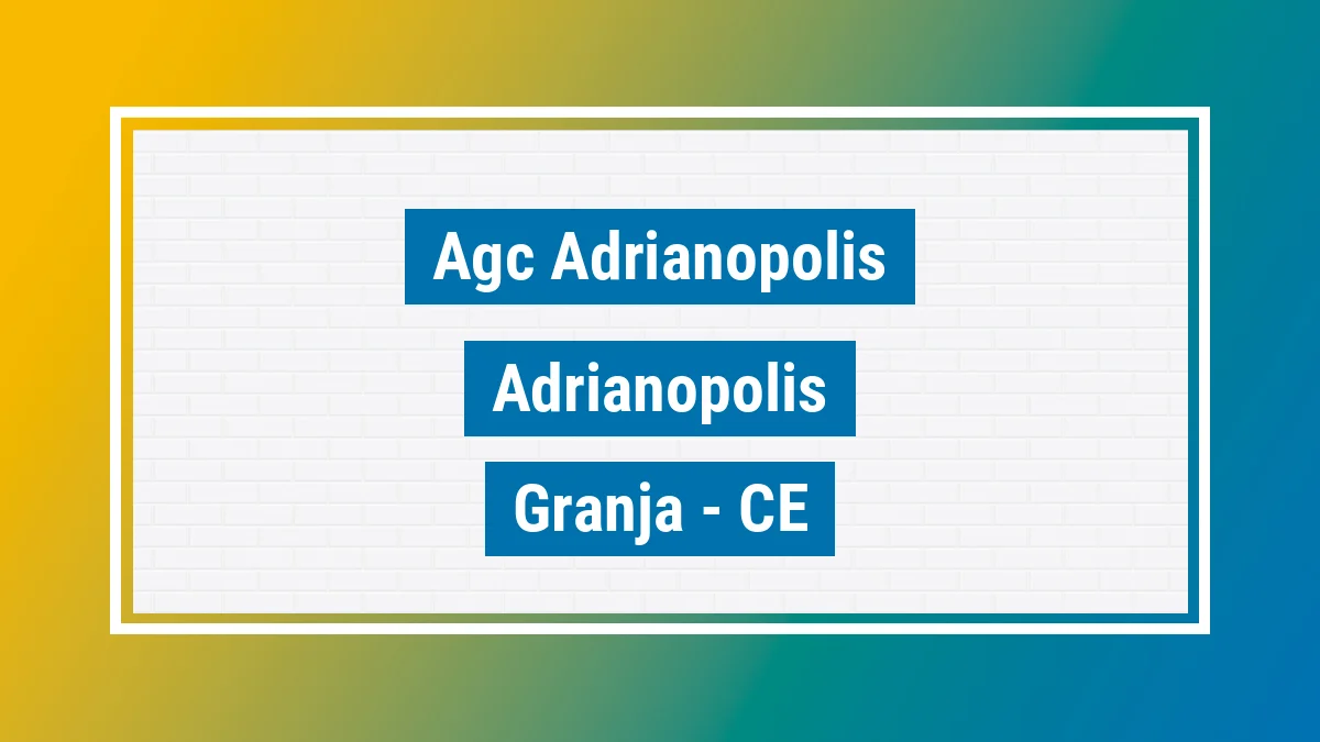 Unidade de agência dos Correios Agc Adrianopolis Adrianópolis Granja CE