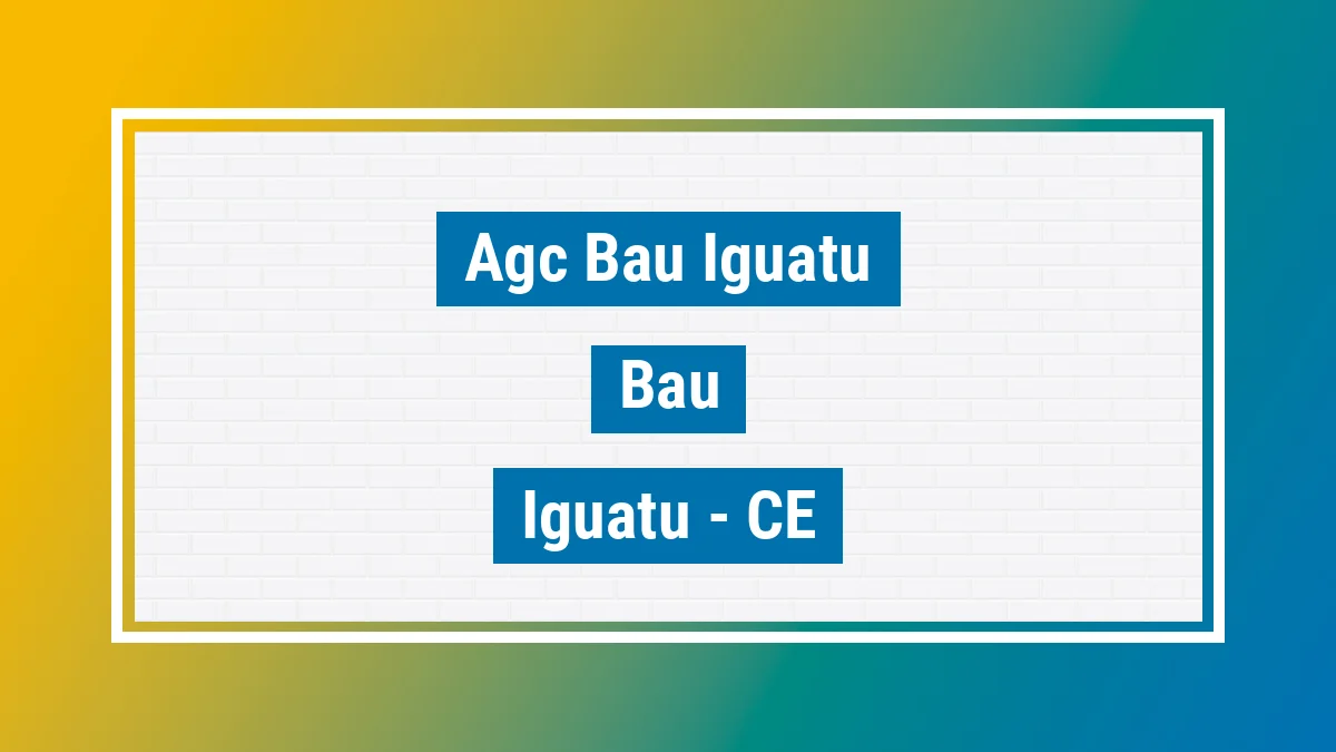 Unidade de agência dos Correios Agc Bau Iguatu Baú Iguatu CE