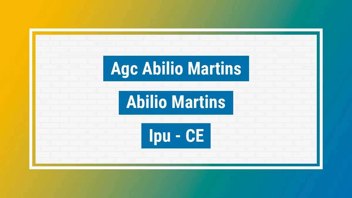 Unidade de agência dos Correios Agc Abilio Martins Abílio Martins Ipu CE