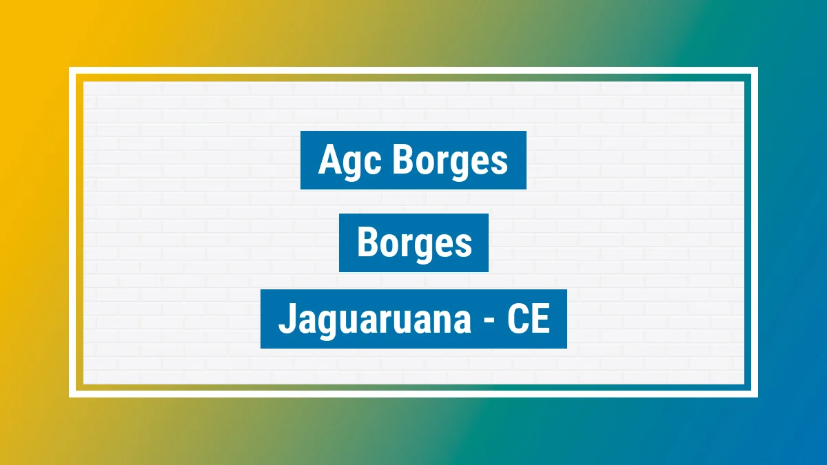 Unidade de agência dos Correios Agc Borges Borges Jaguaruana CE