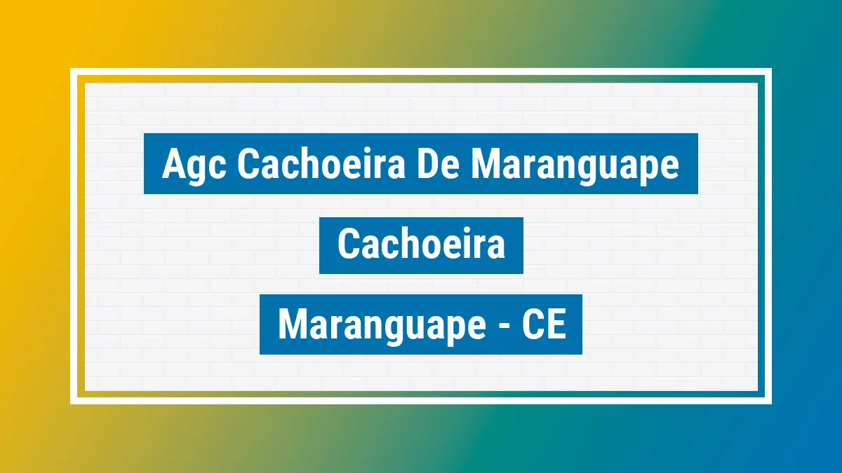 Unidade de agência dos Correios Agc Cachoeira de Maranguape Cachoeira Maranguape CE