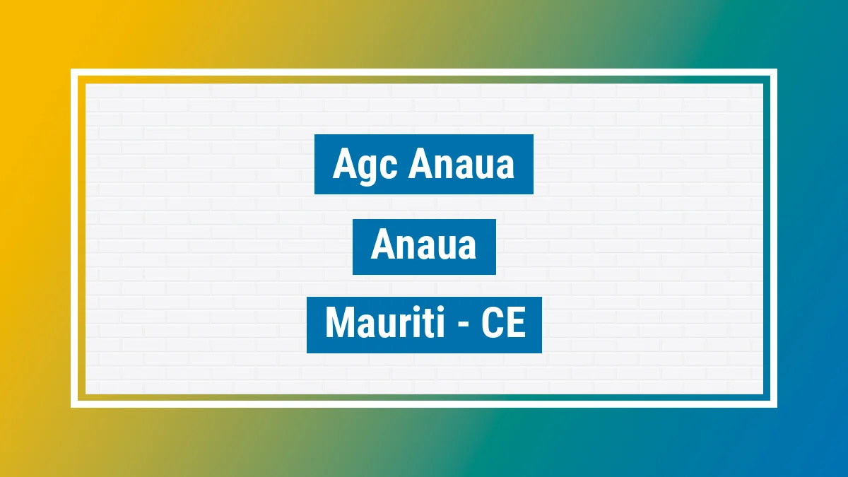 Unidade de agência dos Correios Agc Anaua Anauá Mauriti CE