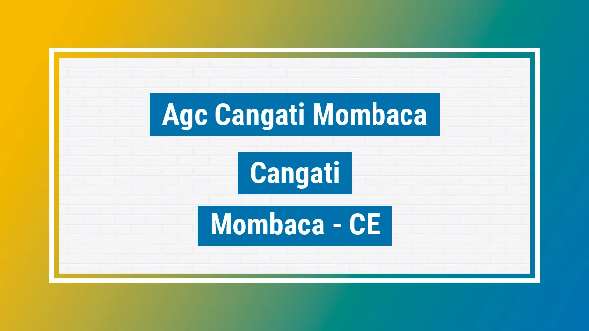 Unidade de agência dos Correios Agc Cangati Mombaca Cangati Mombaça CE