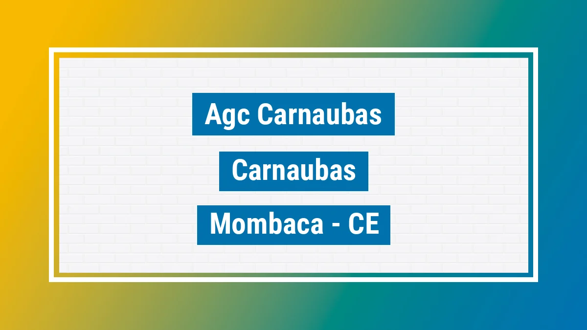 Unidade de agência dos Correios Agc Carnaubas Carnaúbas Mombaça CE