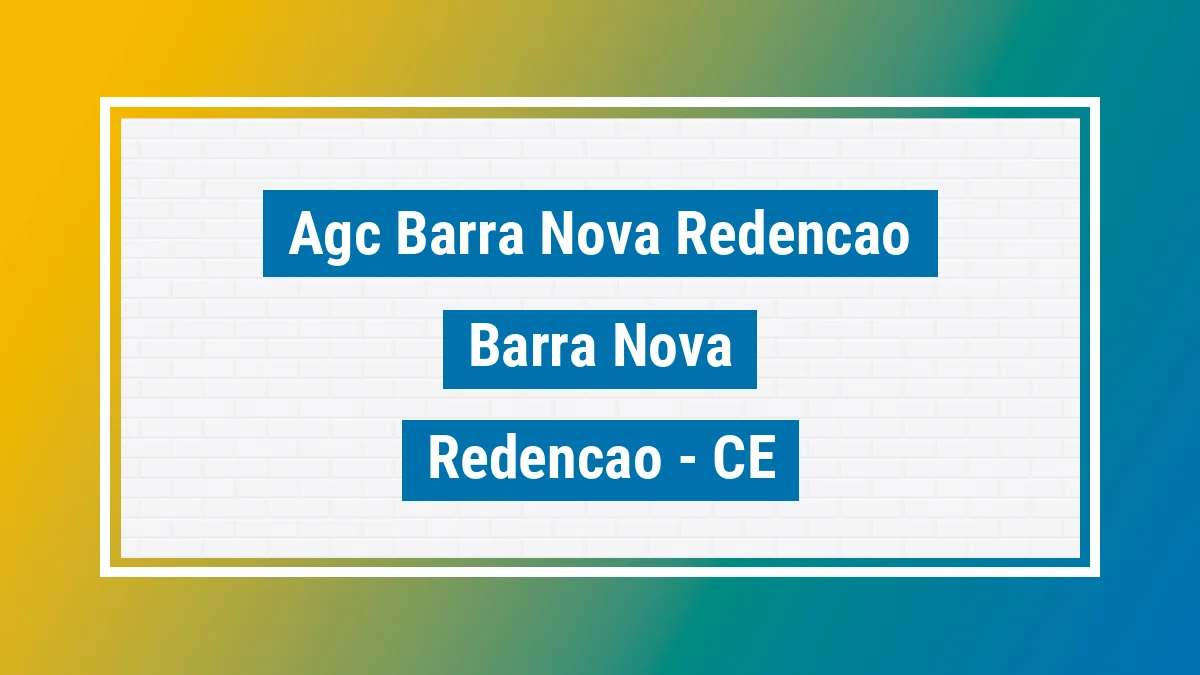 Unidade de agência dos Correios Agc Barra Nova Redencao Barra Nova Redenção CE