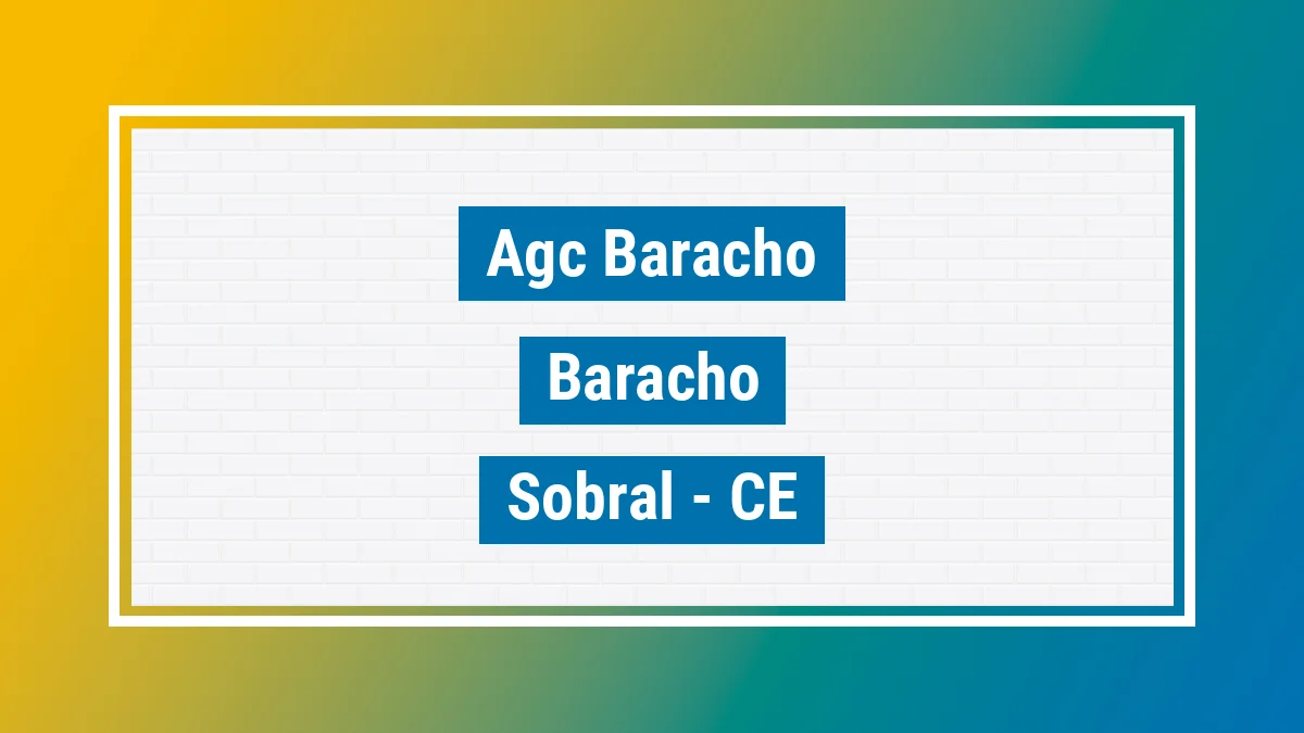 Unidade de agência dos Correios Agc Baracho Baracho Sobral CE