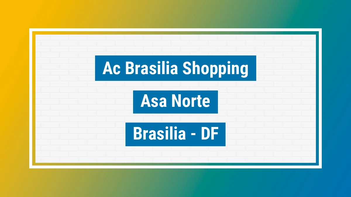 Unidade de agência dos Correios Ac Brasilia Shopping Asa Norte Brasília DF