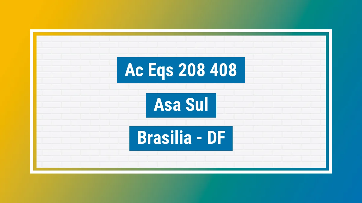 Unidade de agência dos Correios Ac Eqs 208 408 Asa Sul Brasília DF