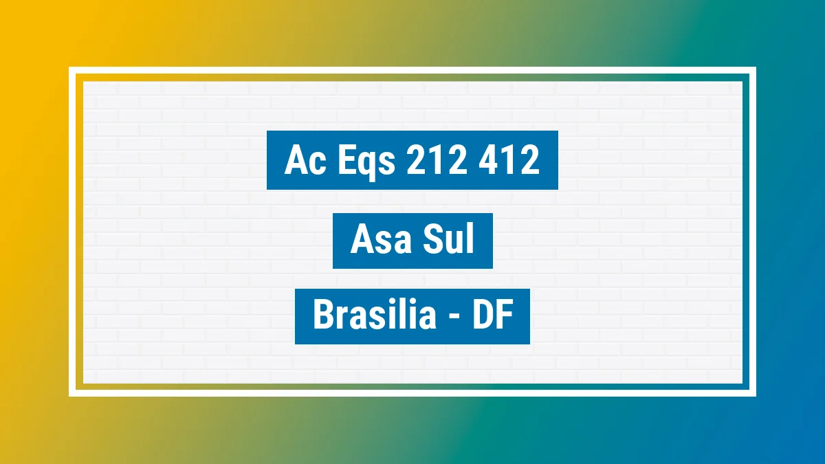 Unidade de agência dos Correios Ac Eqs 212 412 Asa Sul Brasília DF