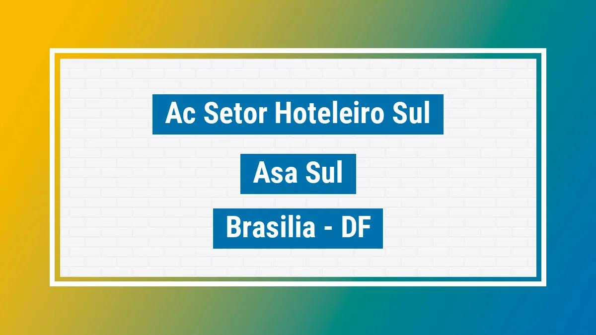 Unidade de agência dos Correios Ac Setor Hoteleiro Sul Asa Sul Brasília DF