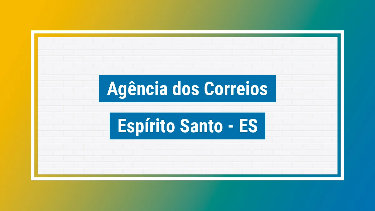 Imagem ilustrativa correios Espírito Santo ES