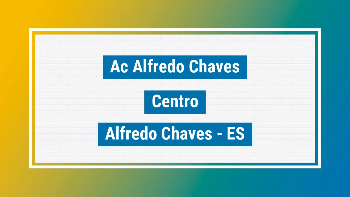Unidade de agência dos Correios Ac Alfredo Chaves Centro Alfredo Chaves ES