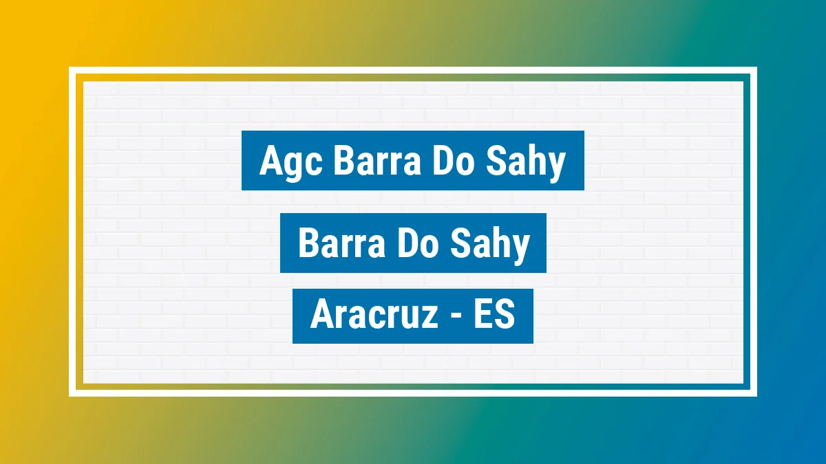 Unidade de agência dos Correios Agc Barra do Sahy Barra do Sahy Aracruz ES
