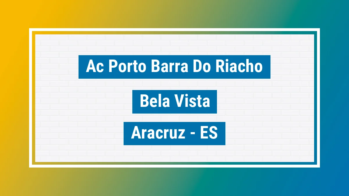Unidade de agência dos Correios Ac Porto Barra do Riacho Bela Vista Aracruz ES