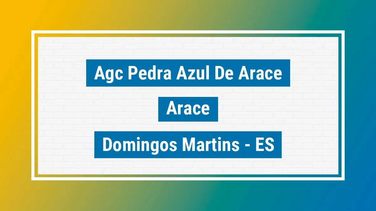 Unidade de agência dos Correios Agc Pedra Azul de Arace Aracê Domingos Martins ES