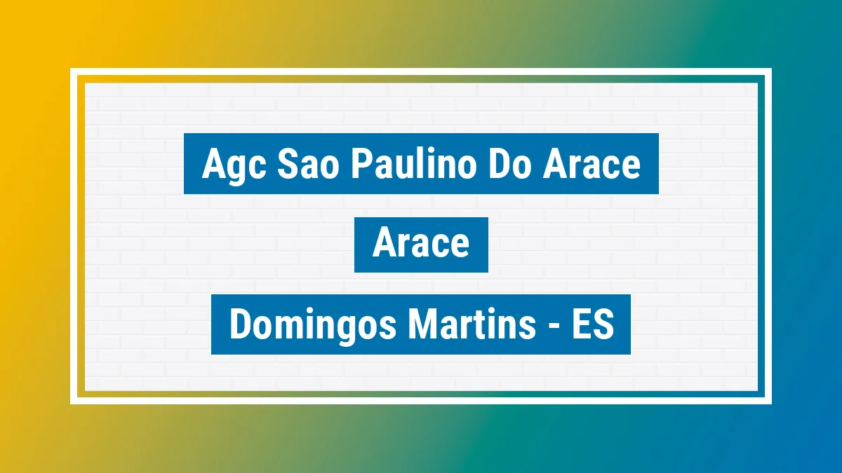 Unidade de agência dos Correios Agc Sao Paulino do Arace Aracê Domingos Martins ES