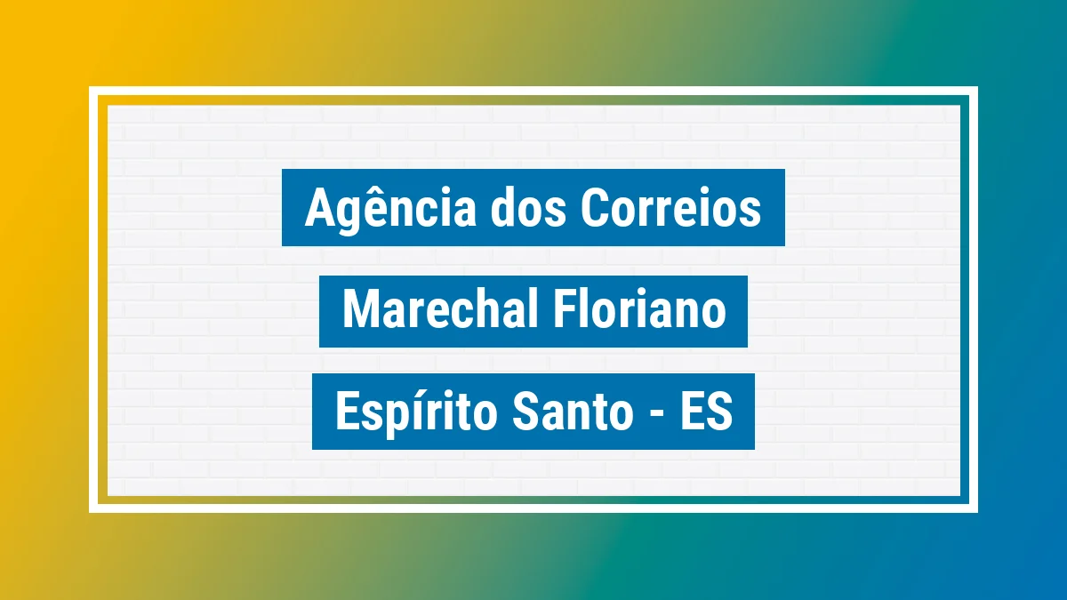 Imagem ilustrativa correios Marechal Floriano ES