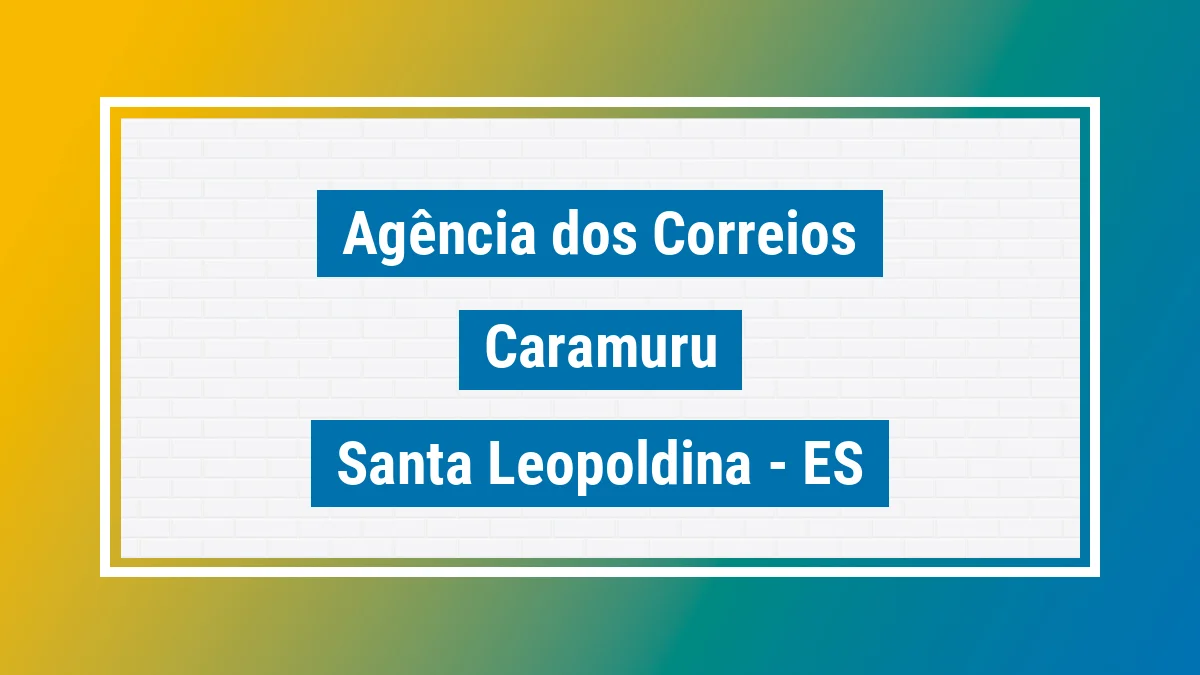 Imagem ilustrativa correios Caramuru Santa Leopoldina ES