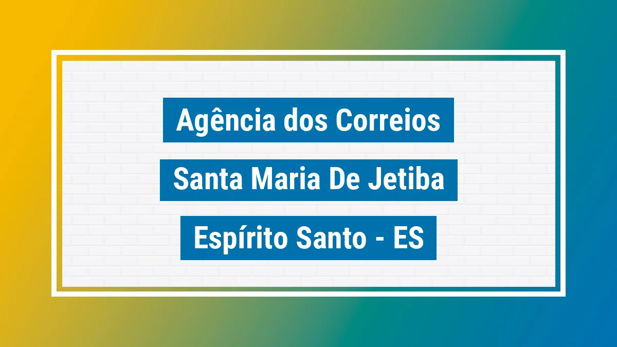 Imagem ilustrativa correios Santa Maria de Jetibá ES