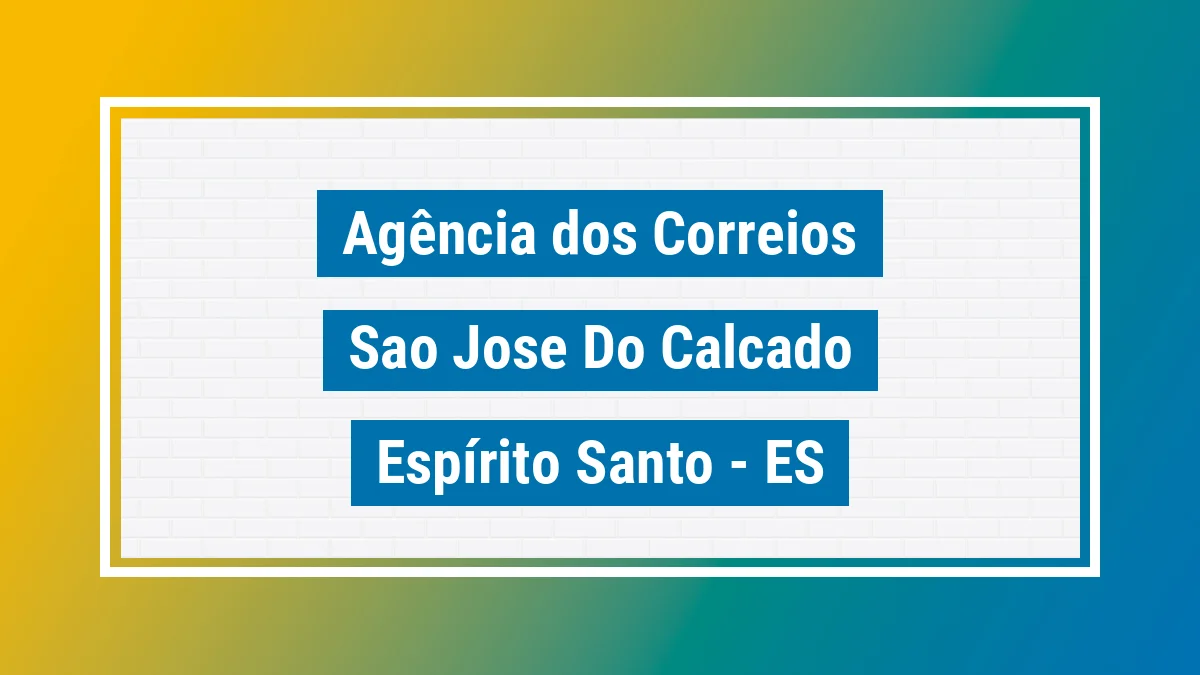 Imagem ilustrativa correios São José do Calçado ES