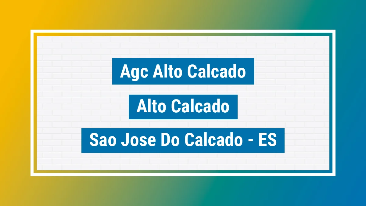 Unidade de agência dos Correios Agc Alto Calcado Alto Calçado São José do Calçado ES