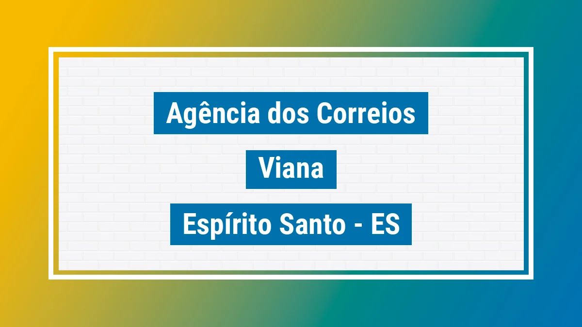 Imagem ilustrativa correios Viana ES