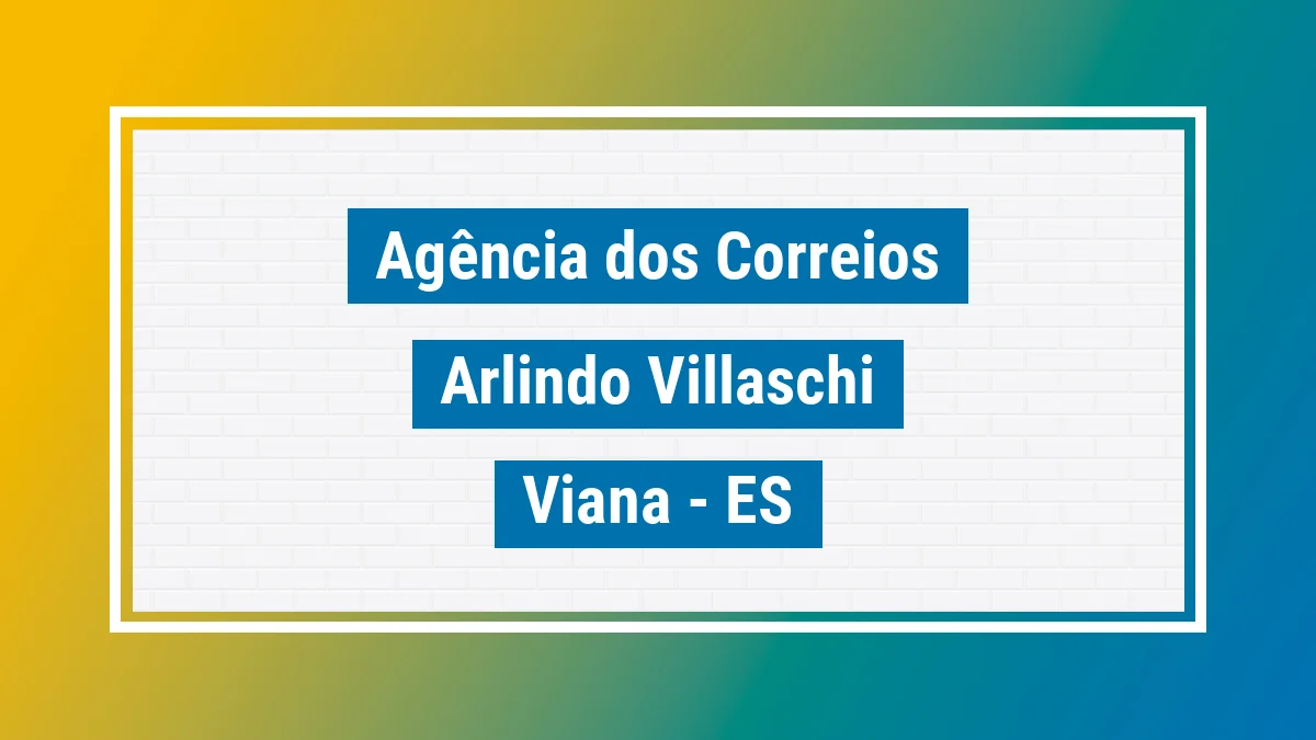 Imagem ilustrativa correios Arlindo Villaschi Viana ES