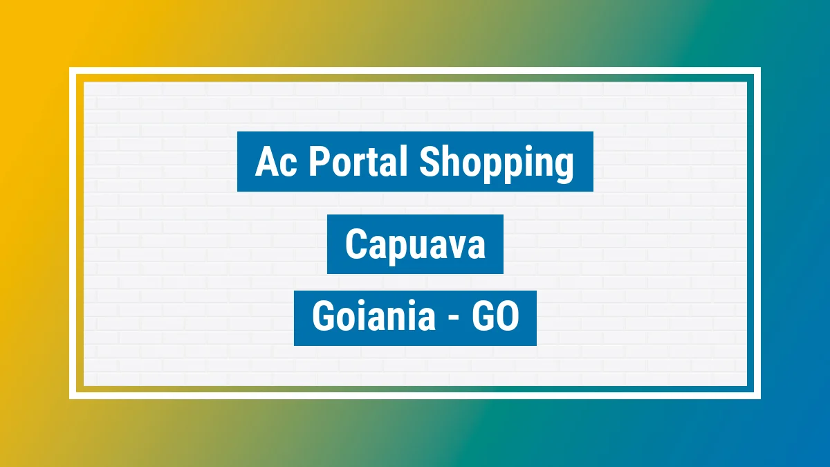 Unidade de agência dos Correios Ac Portal Shopping Capuava Goiânia GO