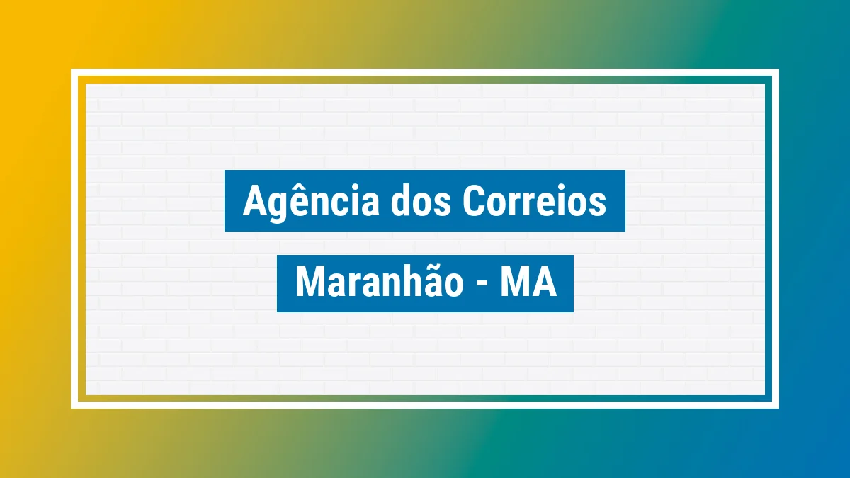 Imagem ilustrativa correios Maranhão MA