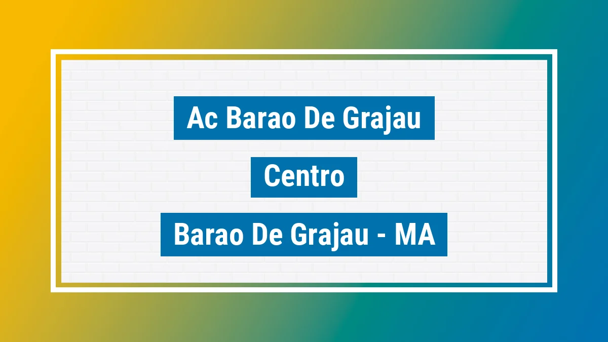 Unidade de agência dos Correios Ac Barao de Grajau Centro Barão de Grajaú MA