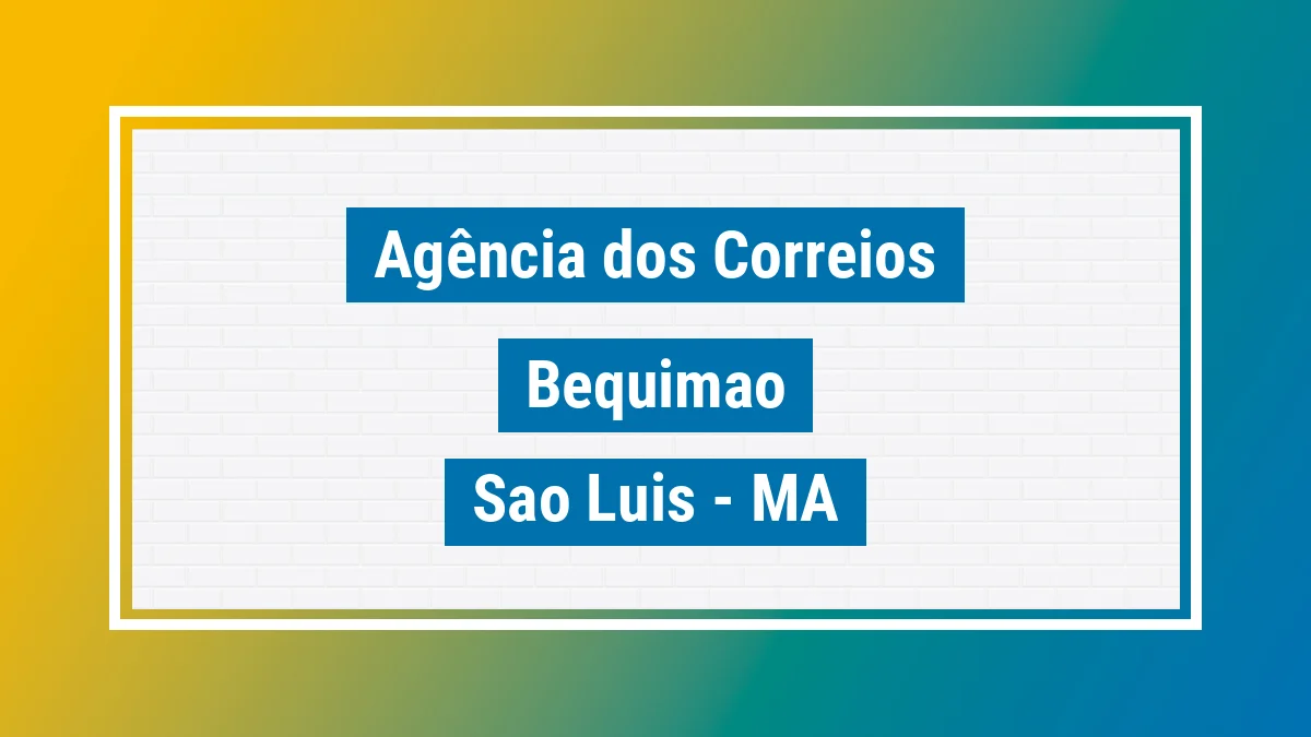 Imagem ilustrativa correios Bequimão São Luís MA