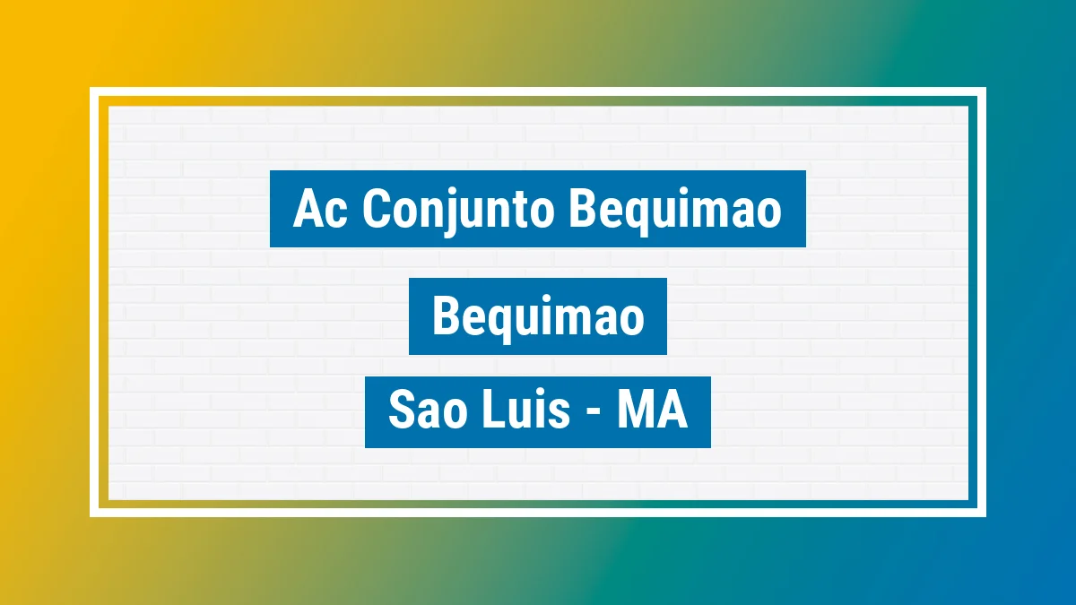 Unidade de agência dos Correios Ac Conjunto Bequimao Bequimão São Luís MA