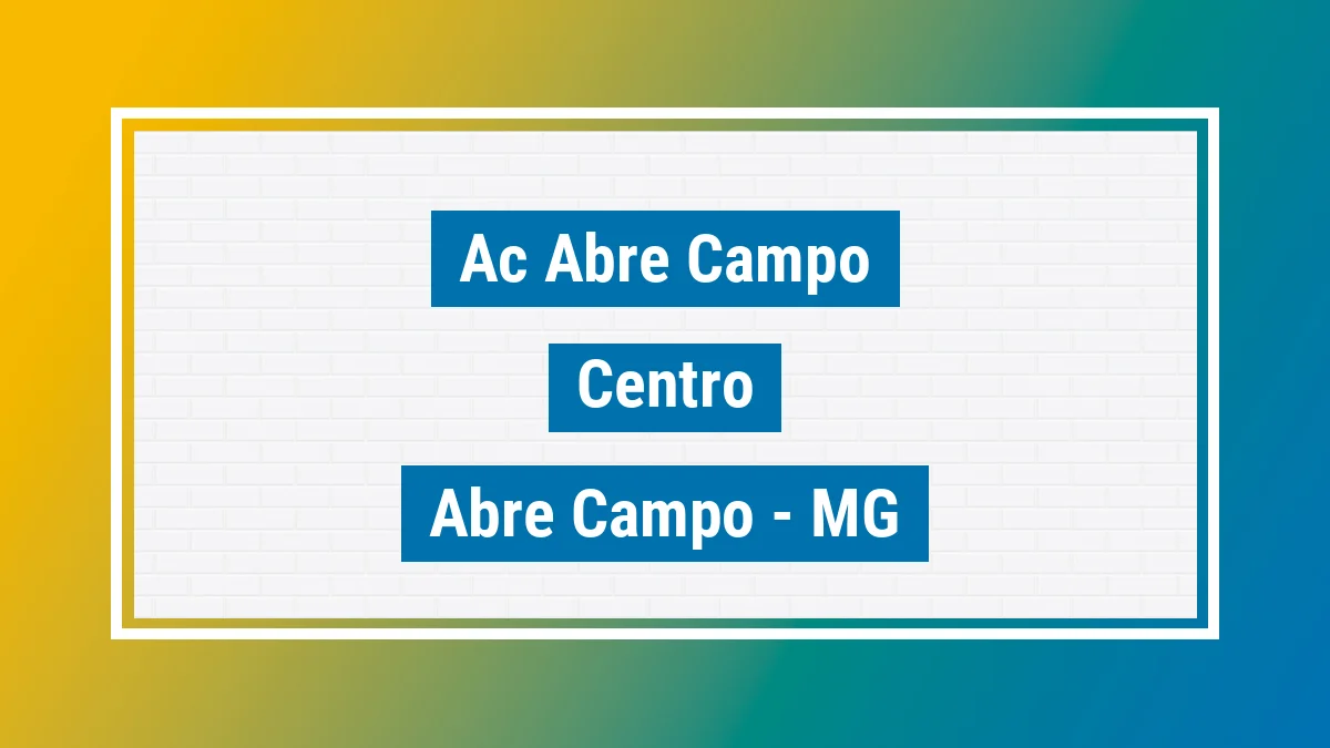 Unidade de agência dos Correios Ac Abre Campo Centro Abre Campo MG