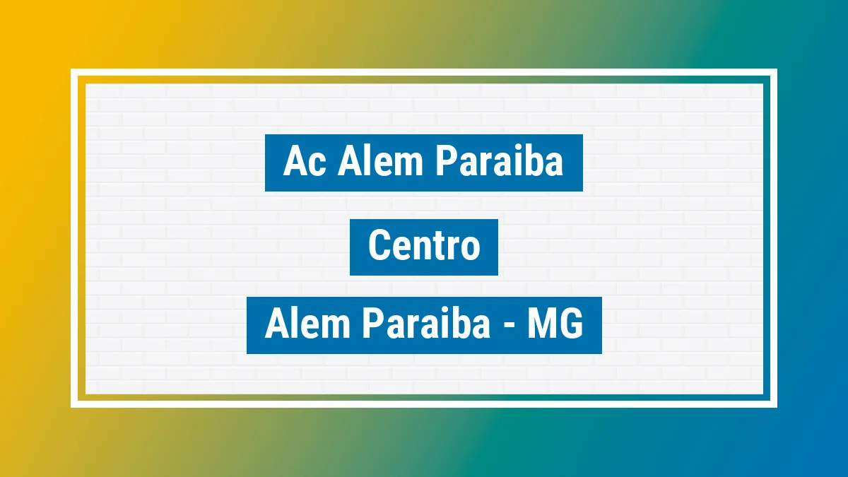 Unidade de agência dos Correios Ac Alem Paraiba Centro Além Paraíba MG