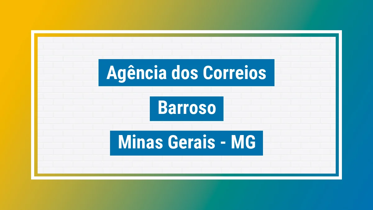 Imagem ilustrativa correios Barroso MG