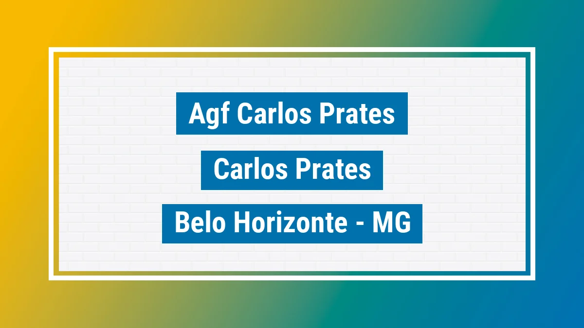Unidade de agência dos Correios Agf Carlos Prates Carlos Prates Belo Horizonte MG
