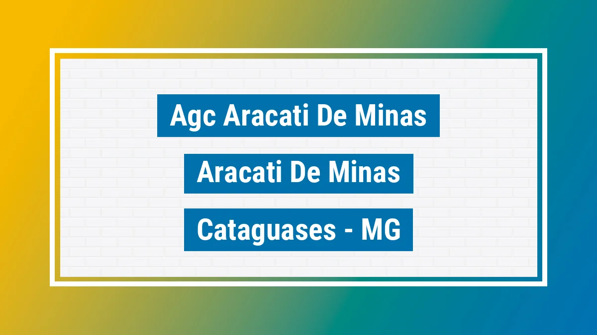 Unidade de agência dos Correios Agc Aracati de Minas Aracati de Minas Cataguases MG