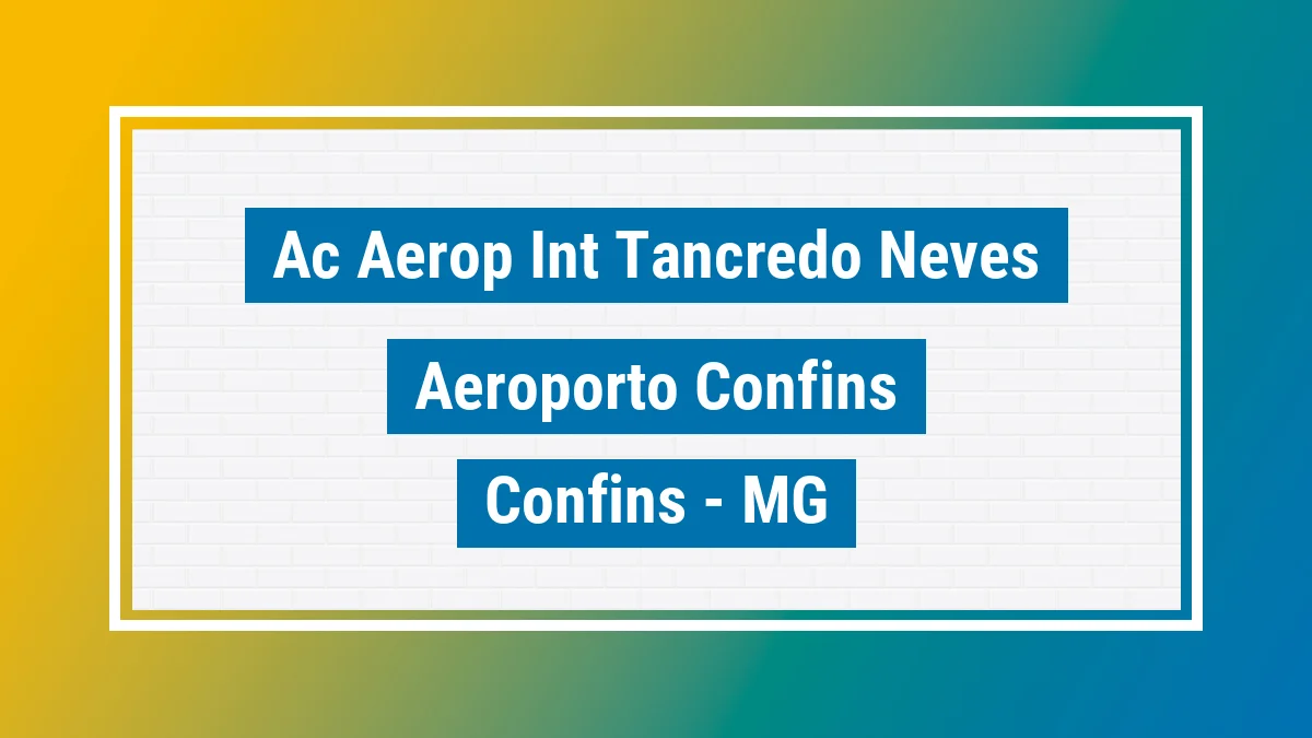 Unidade de agência dos Correios Ac Aerop Int Tancredo Neves Aeroporto Confins Confins MG