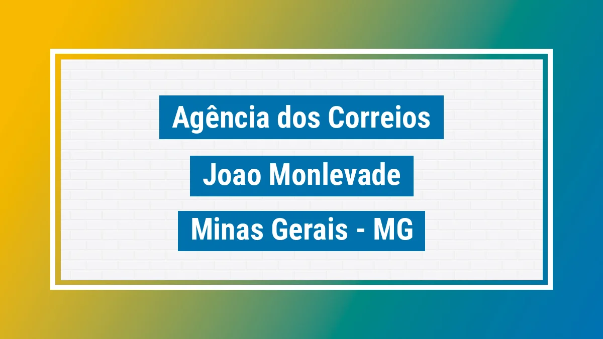 Imagem ilustrativa correios João Monlevade MG