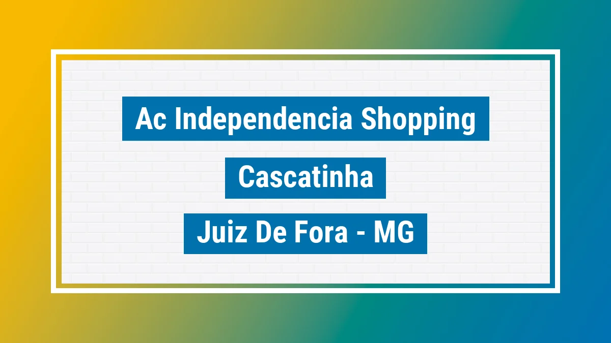 Unidade de agência dos Correios Ac Independencia Shopping Cascatinha Juiz de Fora MG